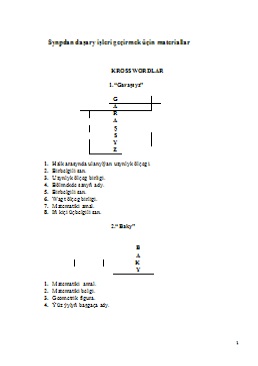 Krosswordlar